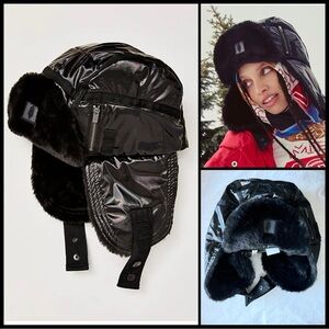 NWOT Free People Movement Supernova Puffer Trapper O/S Black